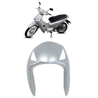 Carenagem Bico Frontal Biz 125 2005 2006 2007 Prata Metálico