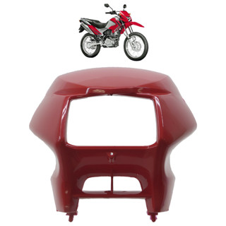 Carenagem Farol NXR 150 Bros 2003 2004 2005 2007 2008 Vermelho Liso