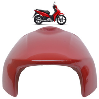 Carenagem Bico Frontal Biz 100 1998 1999 2000 2001 Vermelho Liso