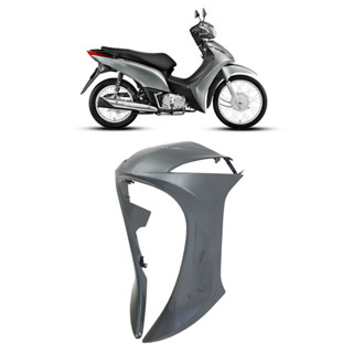 Carenagem Bico Frontal Biz 125 2012 Prata Liso