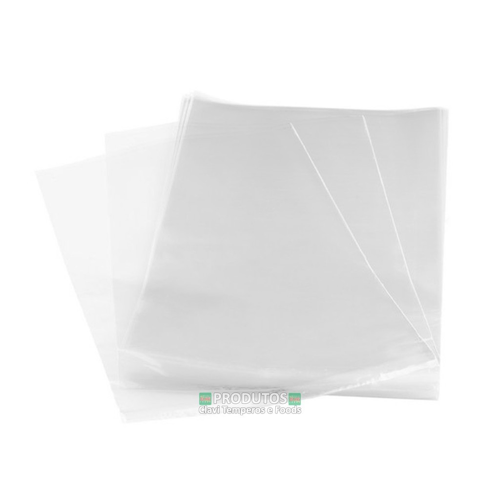 Saco Plástico 20x30 (0,006) 277uni com 1 kg Polietileno Transparente ...