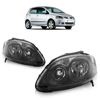 Farol Dianteiro Fox CrossFox Spacefox 2008 2009 2010 Máscara Negra