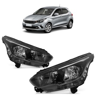 Farol Dianteiro Argo 2018 2019 2020 2021 Máscara Negra