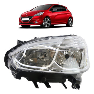 Farol Dianteiro 208 2013 2014 2015 2016 Máscara Cromada