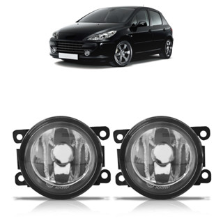 Farol Milha Auxiliar Peugeot 307 2006 2007 2008 2009 2010 Lente Lisa Vidro Foco Manual