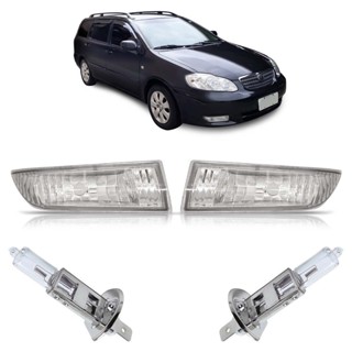 Kit Farol Milha Auxiliar + Lâmpada H3 Toyota Fielder 2005 2006 2007