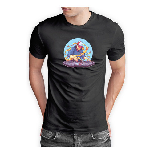Camiseta Dj Disc Joquey Musica Eletronica Hip Hop Technics