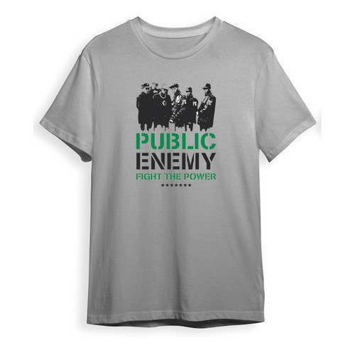 Camiseta Camisa Public Enemy Rap Hip Hop Anos 90 Mallha Top