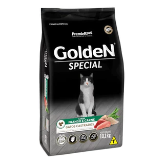 Golden Special Castrados Gato Frango Carne 10kg