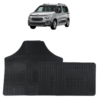 Jogo Tapete Citroën Berlingo 1999 2000 2001 2002 2003 2004 2005 2006 2007 2008 2009 2010 2011 2012 2013 2014 2015 2016 2017 2018 2019 4 Peças