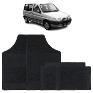 Jogo Tapete Citroën Berlingo 1999 2000 2001 2002 2003 2004 2005 2006 2007 2008 2009 2010 2011 2012 2013 2014 2015 2016 2017 2018 2019 Com Carpete 4 Peças