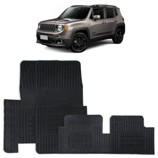 Jogo Tapete Jeep Renegade 2015 2016 2017 2018 2019 2020 2021 2022 4 Peças