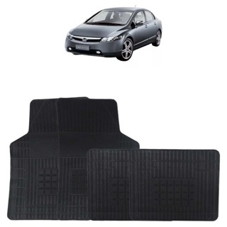 Jogo Tapete New Civic 2006 2007 2008 2009 2010 2011 4 Peças