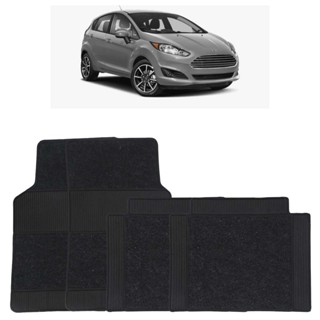 Jogo Tapete New Fiesta 2011 2012 2013 2014 2015 2016 2017 2018 2019 Com Carpete 4 Peças