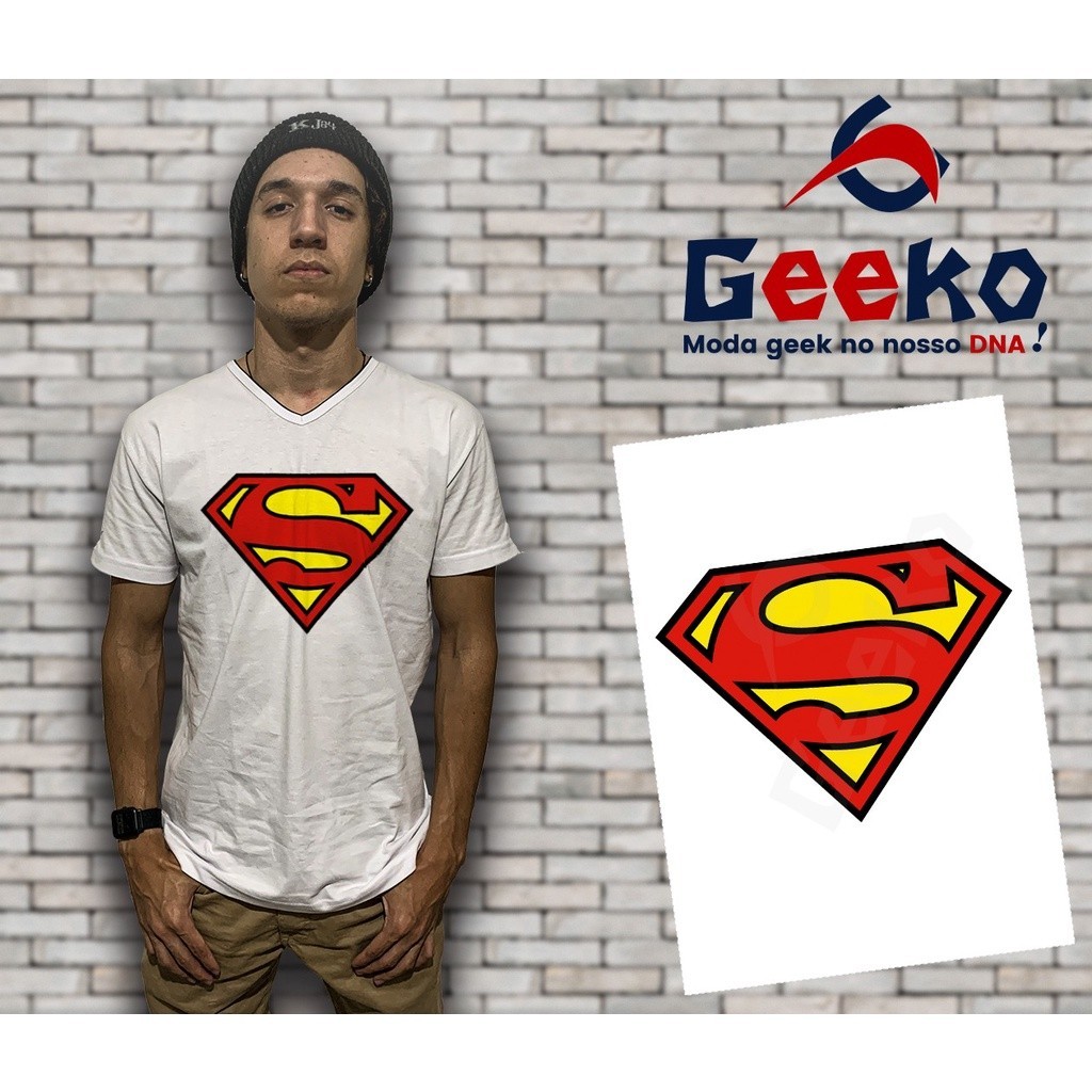 Camiseta Geek Superman - Super Homem - All Geek | Shopee Brasil