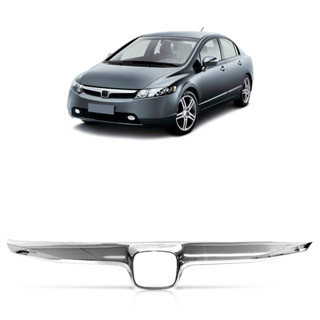 Friso Cromado Grade Dianteira New Civic 2009 2010 2011