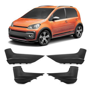 Kit Acabamento Moldura Inferior Parachoque Dianteiro Traseiro Up! Cross 2018 2019 4 Peças