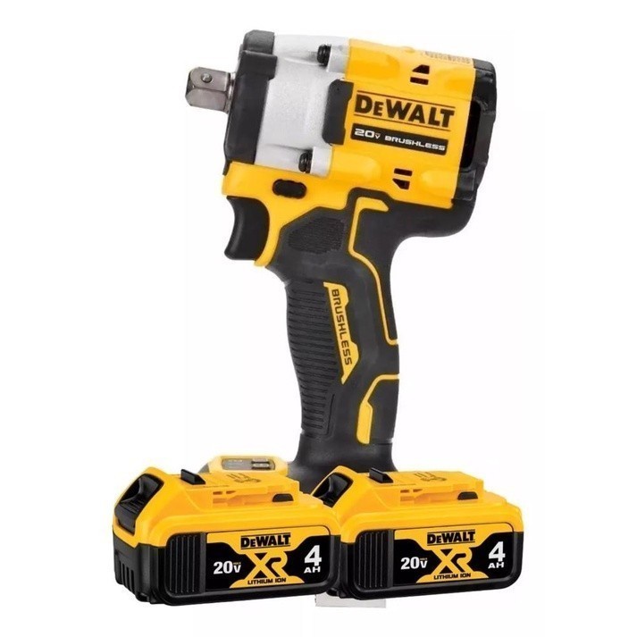 CHAVE DE IMPACTO 1/2 MAX XR LI-ION DEWALT DCF922 + 2 BATERIAS 4AH