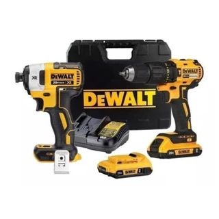 Parafusadeira Furadeira Impacto 20v Dewalt Dcd778 + Dcf887