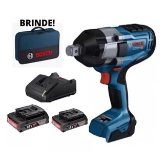 Chave De Impacto 3/4 Biturbo Gds 18v 1050h BOSCH + 2 Baterias 2ah