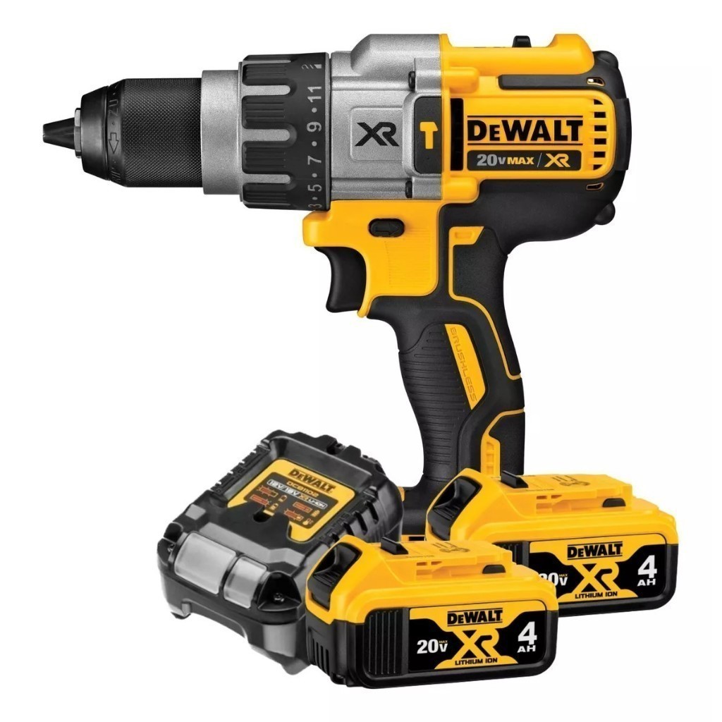 Furadeira Dewalt Dcd996 20v + 2 Bat 4ah + Carregador Bivolt
