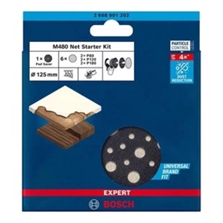 Kit Bosch Expert Lixa C480 + Prato De Borracha, 7 Peças
