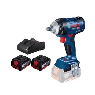 Chave De Impacto Gds 18v-400 BOSCH Brushless + 2 Baterias 4.0ah + Carregador Bivolt