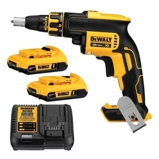 Parafusadeira Drywall Gesso Dcf620 DEWALT 20v + 2 Baterias + Carregador bilvolt