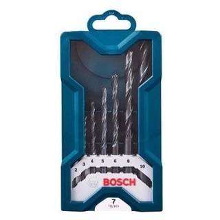 Jogo De Brocas Metal Bosch Mini X-line 2-10mm 7 Peças