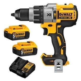 Furadeira Dewalt Dcd996 20v + 2 Baterias 5ah + Carreg Biv
