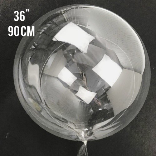 5 Balão Bubble Transparente Silicone Gigante 36 Polegadas 90cm