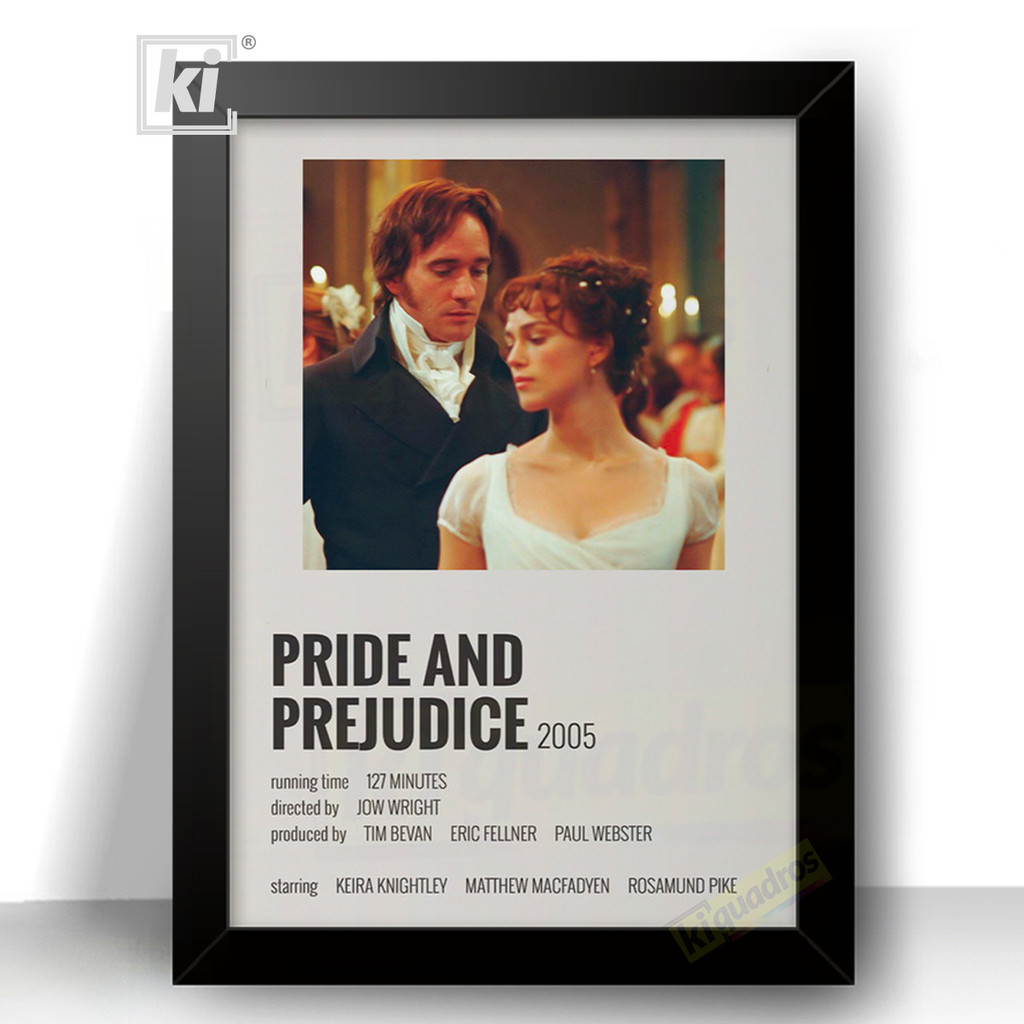 Quadro Decorativo Orgulho E Preconceito Pride And Prejudice Jane Auste ...