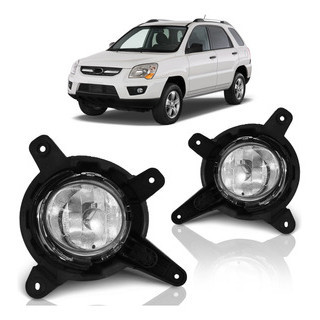 Farol de Milha Auxiliar Sportage 2009 2010 2011 Neblina Lente Lisa
