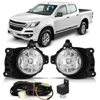 Kit Farol de Milha Auxiliar S10 2018 2019 Botão Universal
