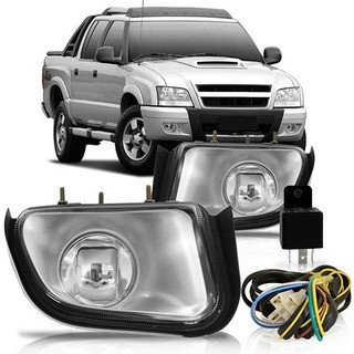Kit Farol de Milha Auxiliar S10 2001 2002 2003 2004 2005 2006 2007 2008 2009 2010 2011 Blazer Pitbull