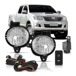 Kit Farol de Milha Auxiliar Hilux Srv 2012 2013 2014 2015 Neblina