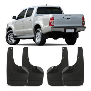 Kit Lameiro Dianteiro E Traseiro Hilux Sr Srv 2005 2006 2007 2008 2009 2010 2011 Parabarro Pick