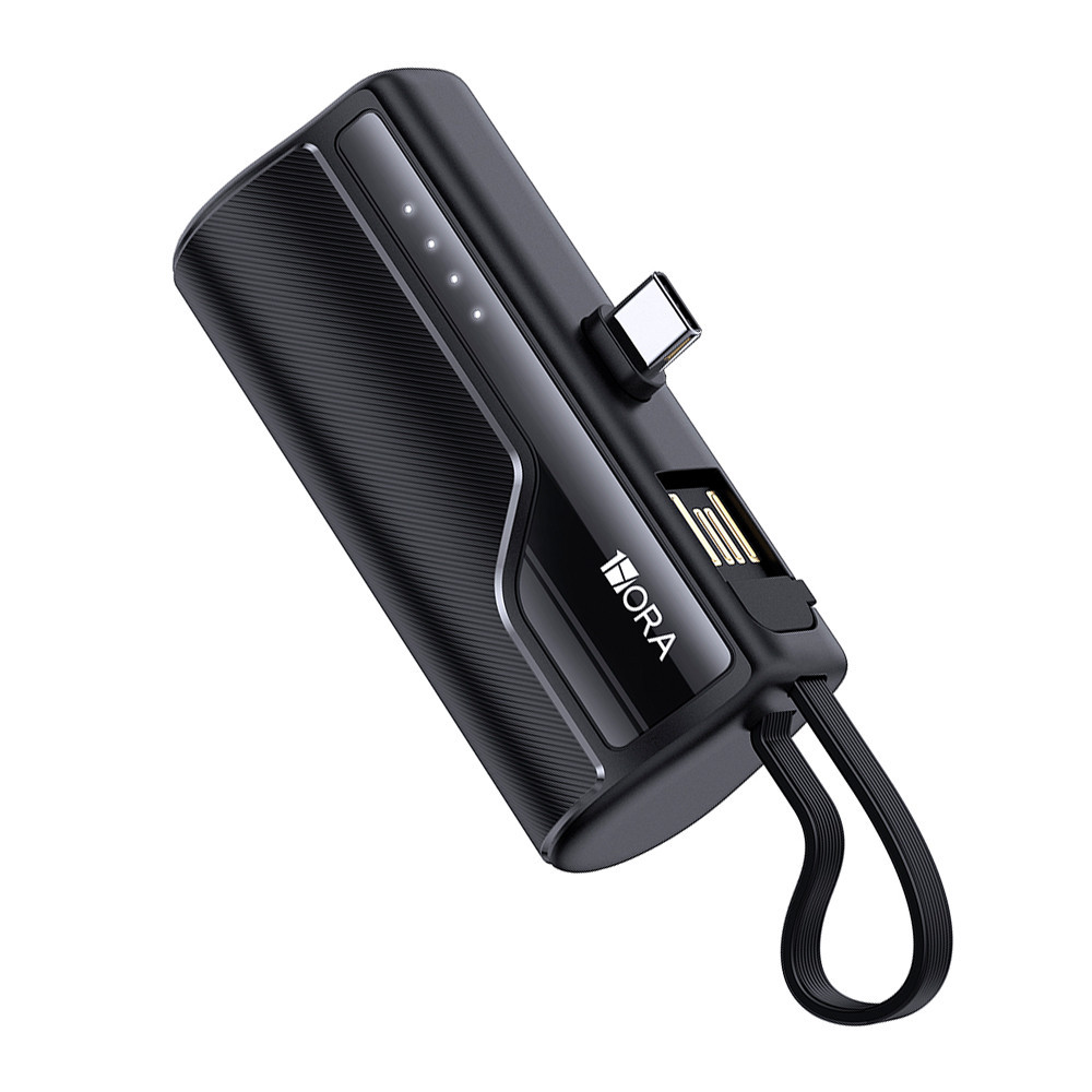 Carregador Portátil 1 Hora Power Bank 4500mAh Preto