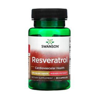 Resveratrol 250mg Swanson 30 Capsulas Importado