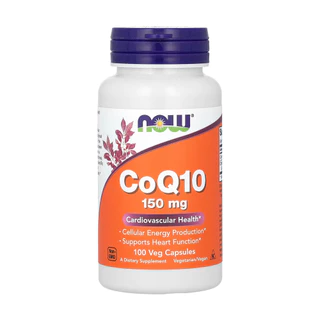 Coenzima CoQ10 150mg Now Foods 100 Cápsulas Importado