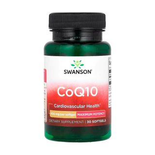 Coenzima Coq10 400mg Swanson 30 Softgels Importado