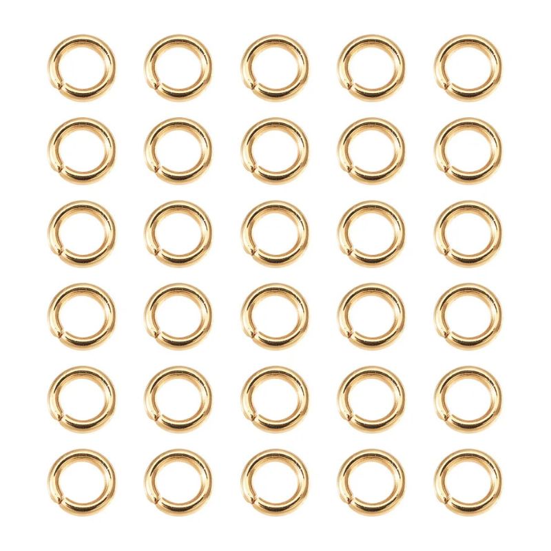 Elo Argolinha para acabamento de Pulseiras Argola Para Bijuterias com 50 UNIDADES - Diy Peça Bijoux 06mm Artesanato
