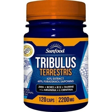 Trib + ZMA + Boro 120 Cápsulas 2200mg - Sunfood
