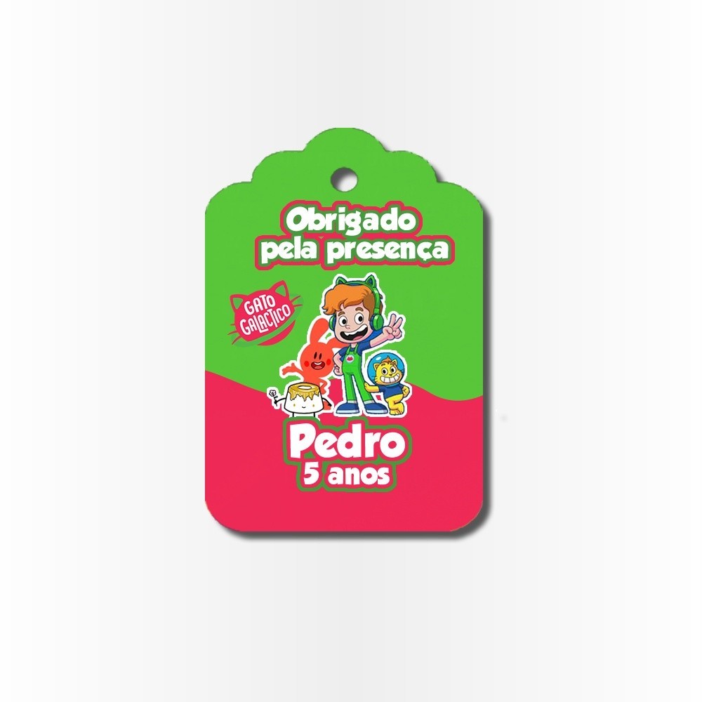 Tags Personalizadas do Kit Festa Brasil