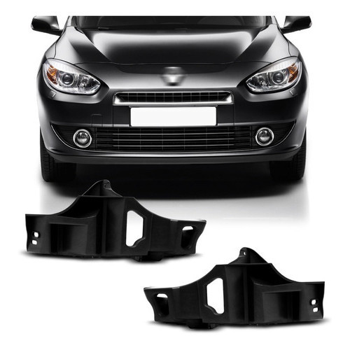 Suporte Guia De Parachoque Traseiro Fluence 2010 A 2014