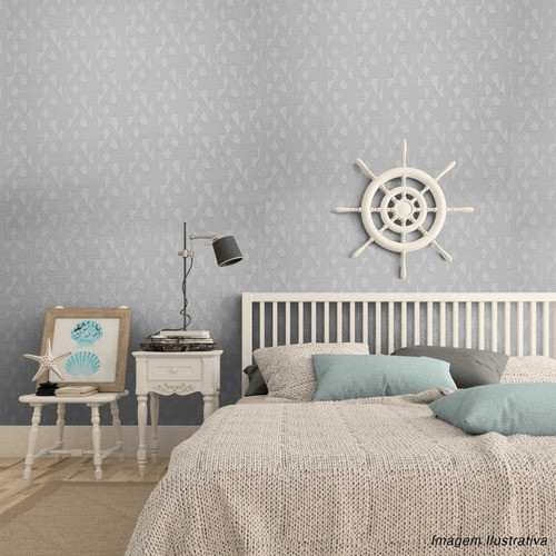 Papel De Parede Lavável Rolo 93cm X 17,75m Com Varias Cores