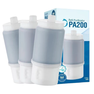KIT 03 Purificador Refil PA200 Original Premium Aqualar AP200, Aquaplus 200, Améris AM200 e outros