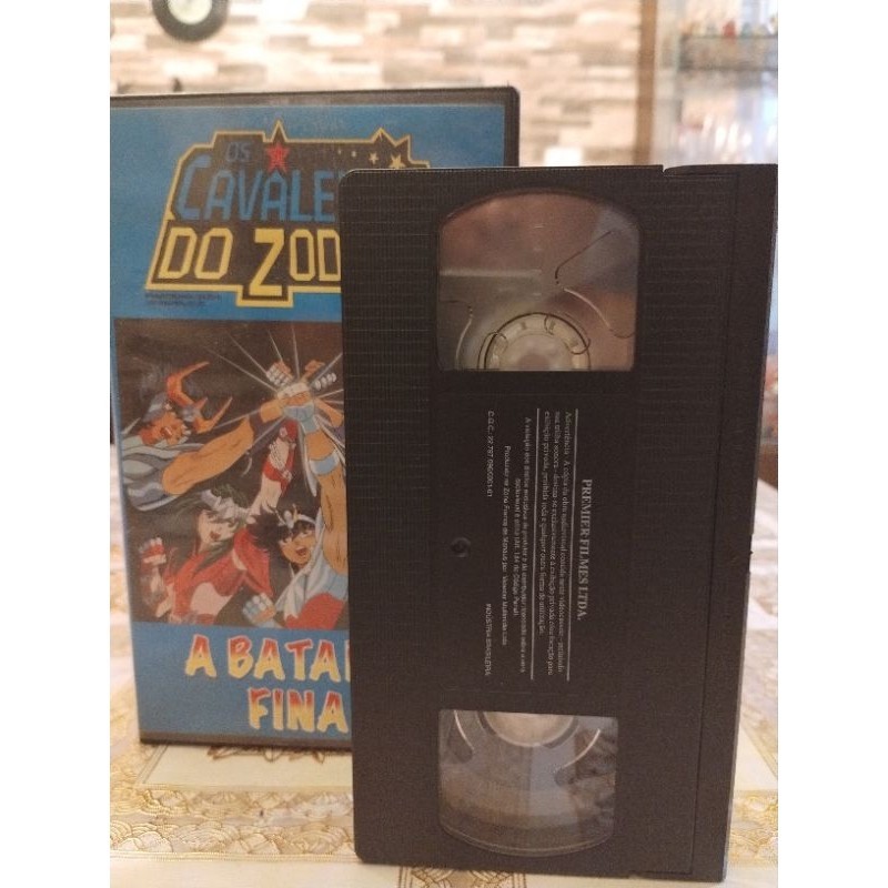 Vhs Os Cavaleiros do Zodiaco A Batalha final | Shopee Brasil