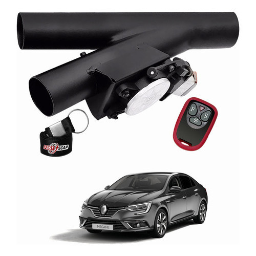 Difusor Escapamento Sport Universal Carbono Renault Fluence