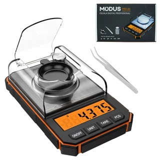 MODUS Balança Digital Alta Precisão 0.001g A 50g Aço Inoxidável